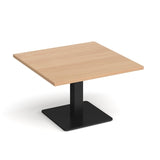 Brescia Square Coffee Table with Black Base