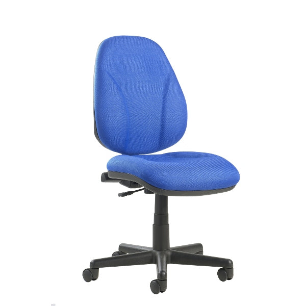 Bilboa Fabric Operators Chair with Lumbar Support and No Arms