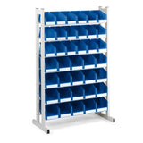 Stacking Bin Rack with Storage Containers - 990 x 500 x 1540mm (WxDxH)