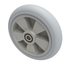 Grey Rubber Wheels