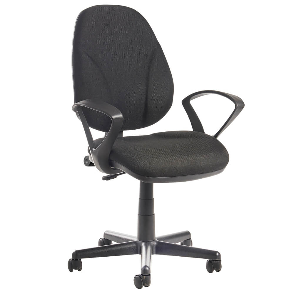 Bilboa Fabric Operators Chair with Lumbar Support
