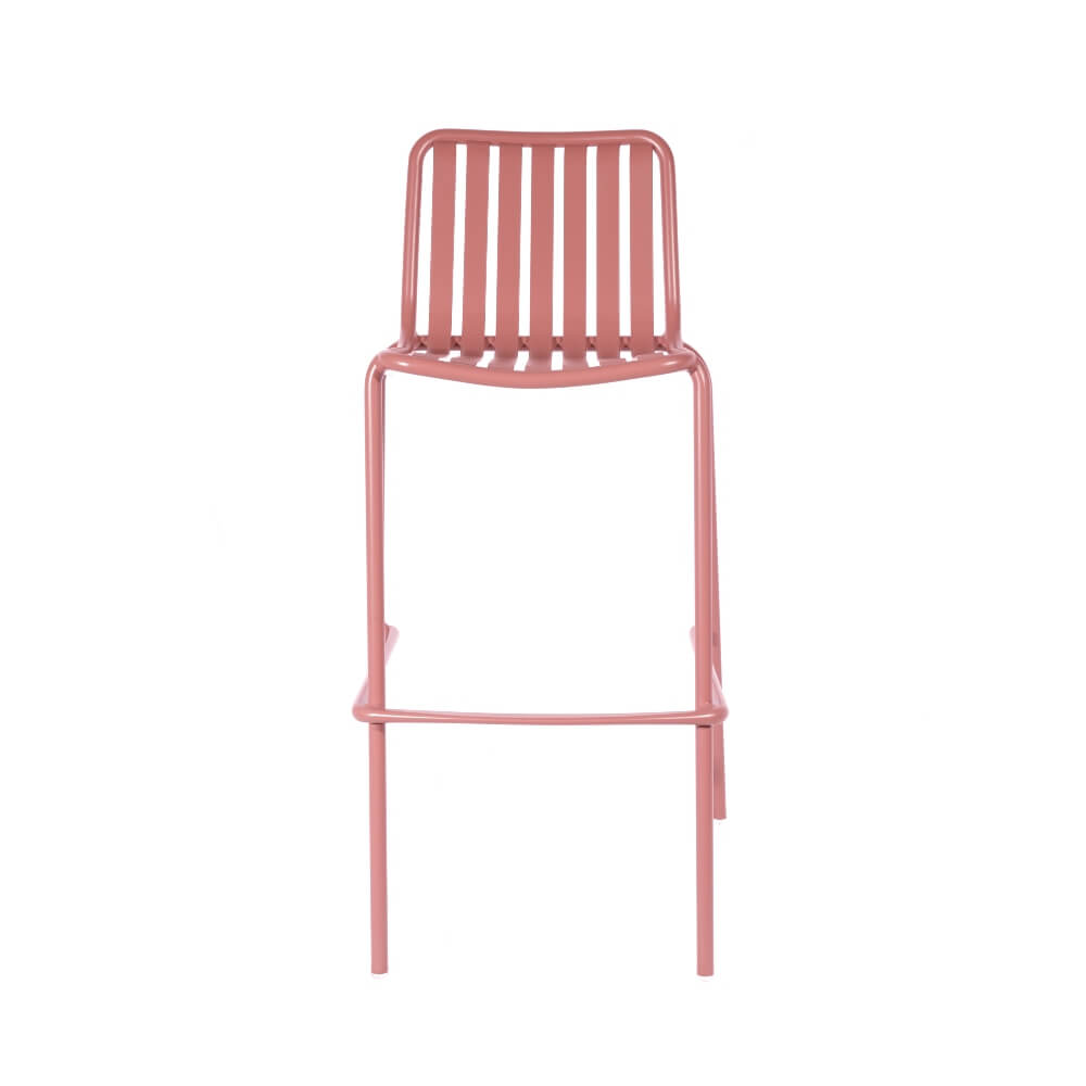 Breeze Outdoor Bar Stool - Brick Dust