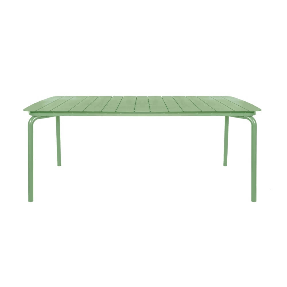 Breeze Outdoor Rectangular Table - Fair Green
