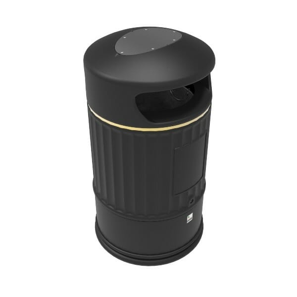 Classic Litter Bin - Black