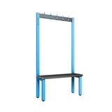 Cloakroom Bench and Coat Hook Rail 1000mm