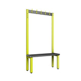 Cloakroom Bench and Coat Hook Rail 1000mm