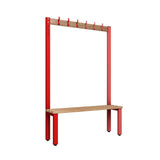 Cloakroom Bench and Coat Hook Rail 1200mm