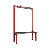Cloakroom Bench and Coat Hook Rail 1200mm