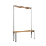Cloakroom Bench and Coat Hook Rail 1200mm