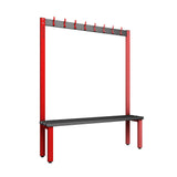 Cloakroom Bench and Coat Hook Rail 1500mm