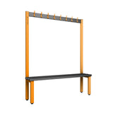 Cloakroom Bench and Coat Hook Rail 1500mm