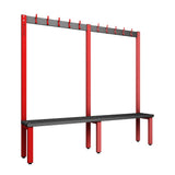 Cloakroom Bench and Coat Hook Rail 2000mm