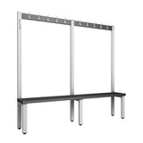 Cloakroom Bench and Coat Hook Rail 2000mm