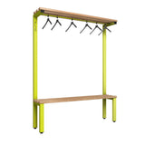Cloakroom Bench and Hanger Rail 1500mm