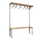 Cloakroom Bench and Hanger Rail 1500mm