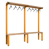 Cloakroom Bench and Hanger Rail 2000mm