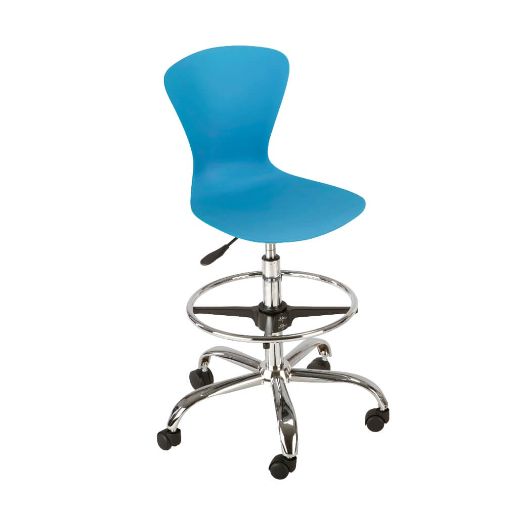 Crea ICT Draughtmans Chair with Chrome Base - Pack of 4