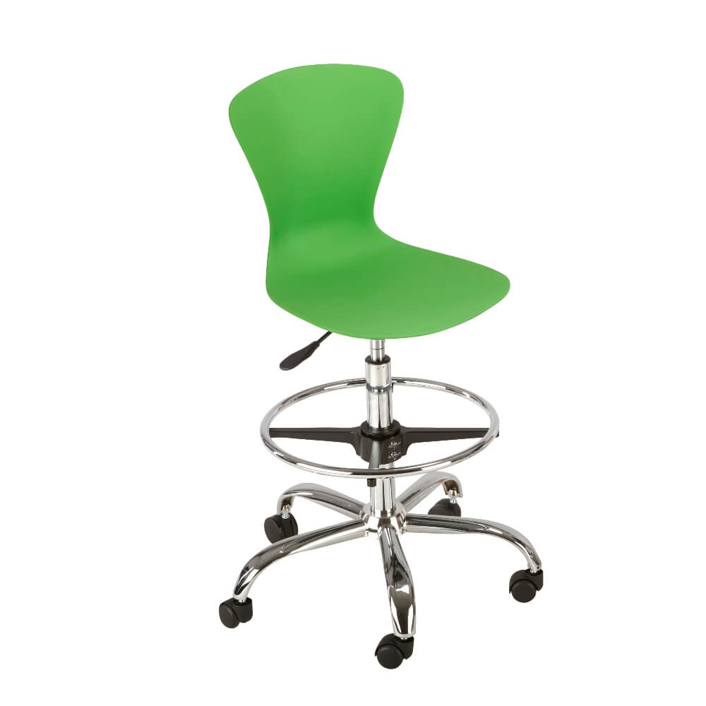 Crea ICT Draughtmans Chair with Chrome Base - Pack of 4