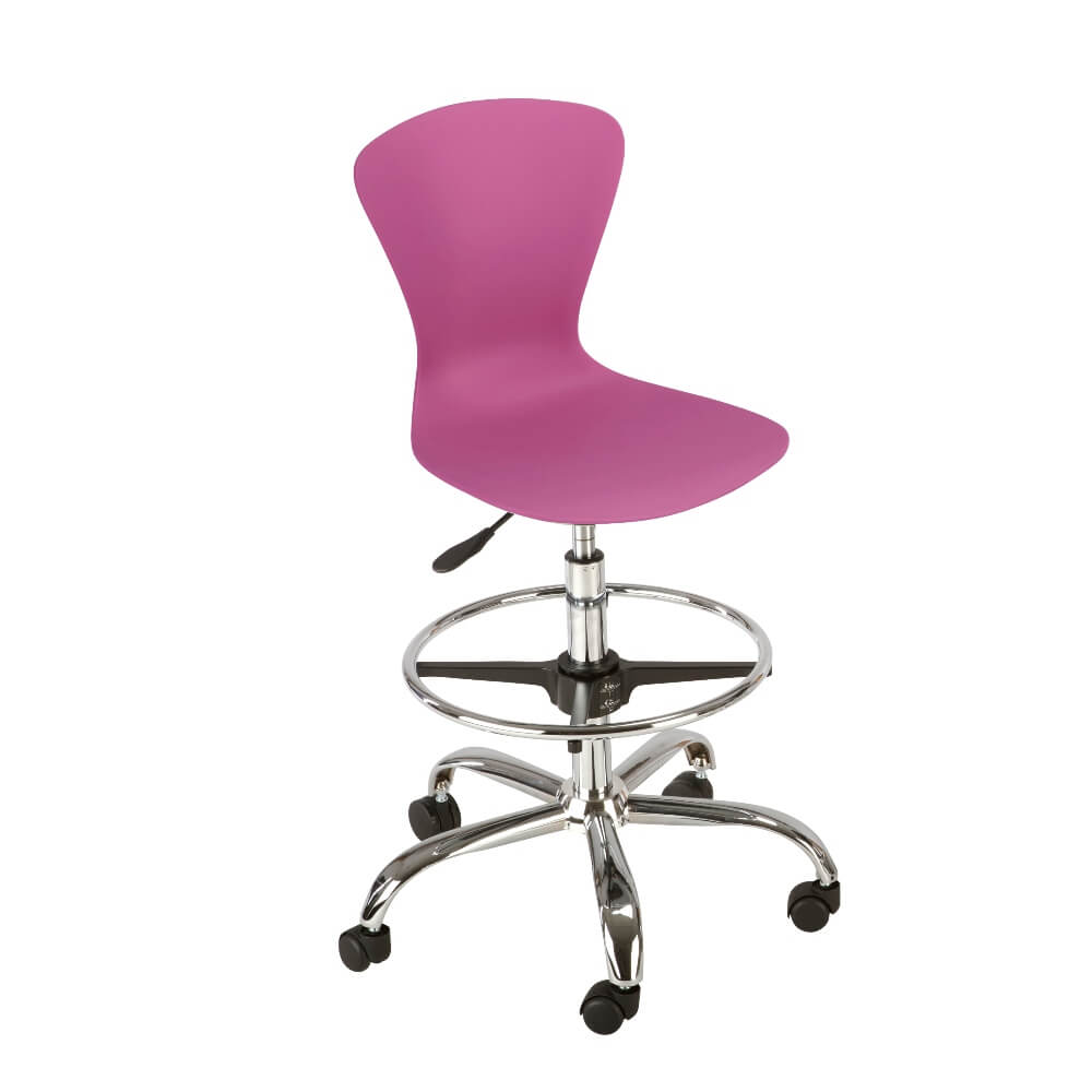 Crea ICT Draughtmans Chair with Chrome Base - Pack of 4