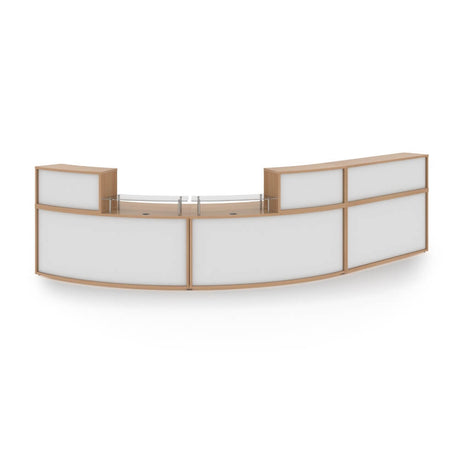 Denver Extra Large Curved Reception Desk