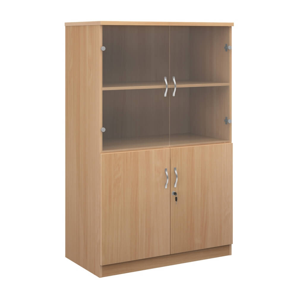 Deluxe Combi Unit with Glass Upper Doors
