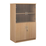 Deluxe Combi Unit with Glass Upper Doors
