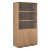 Deluxe Combi Unit with Glass Upper Doors