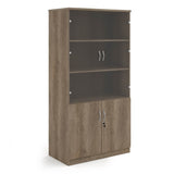 Deluxe Combi Unit with Glass Upper Doors