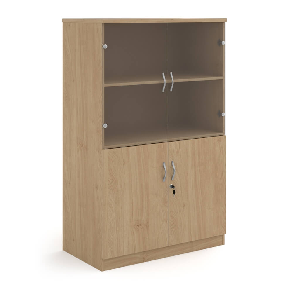 Deluxe Combi Unit with Glass Upper Doors