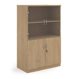 Deluxe Combi Unit with Glass Upper Doors