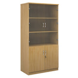Deluxe Combi Unit with Glass Upper Doors