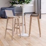 Détente Stool with High Backrest