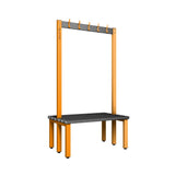 Double Cloakroom Bench and Coat Hook Rail 1000mm