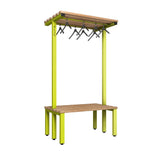 Double Cloakroom Bench and Hanger Rail 1000mm