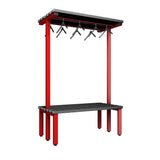 Double Cloakroom Bench and Hanger Rail 1200mm