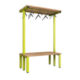 Double Cloakroom Bench and Hanger Rail 1200mm