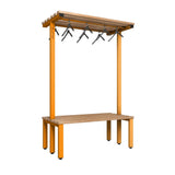Double Cloakroom Bench and Hanger Rail 1200mm