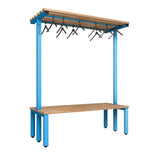 Double Cloakroom Bench and Hanger Rail 1500mm