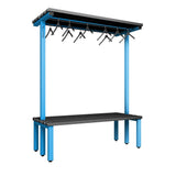 Double Cloakroom Bench and Hanger Rail 1500mm