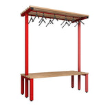 Double Cloakroom Bench and Hanger Rail 1500mm
