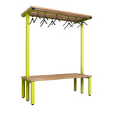Double Cloakroom Bench and Hanger Rail 1500mm