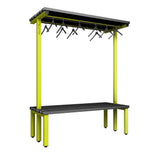Double Cloakroom Bench and Hanger Rail 1500mm