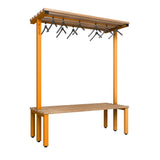 Double Cloakroom Bench and Hanger Rail 1500mm
