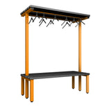 Double Cloakroom Bench and Hanger Rail 1500mm