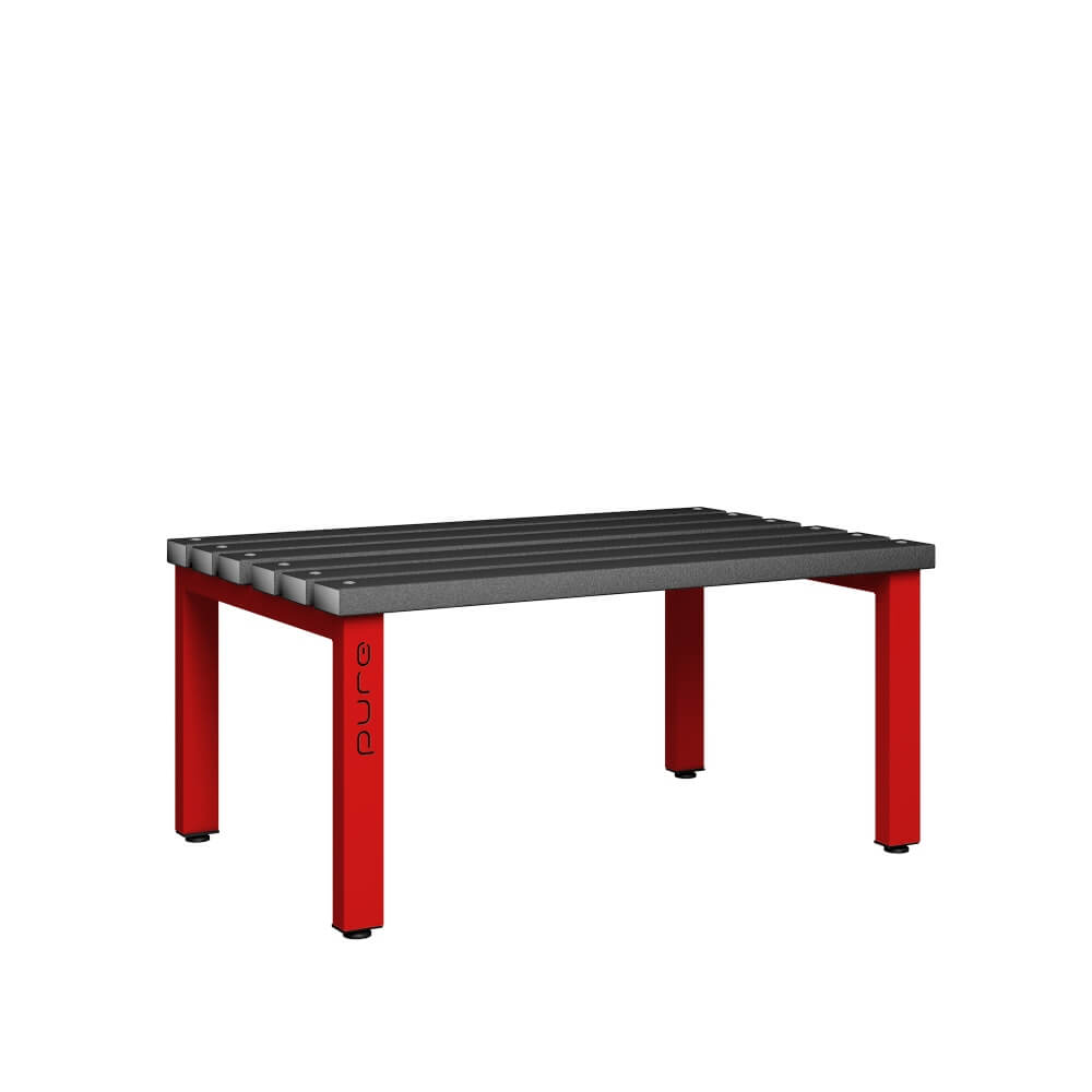 Double Sided Bench 1000mm with Polymer Slats