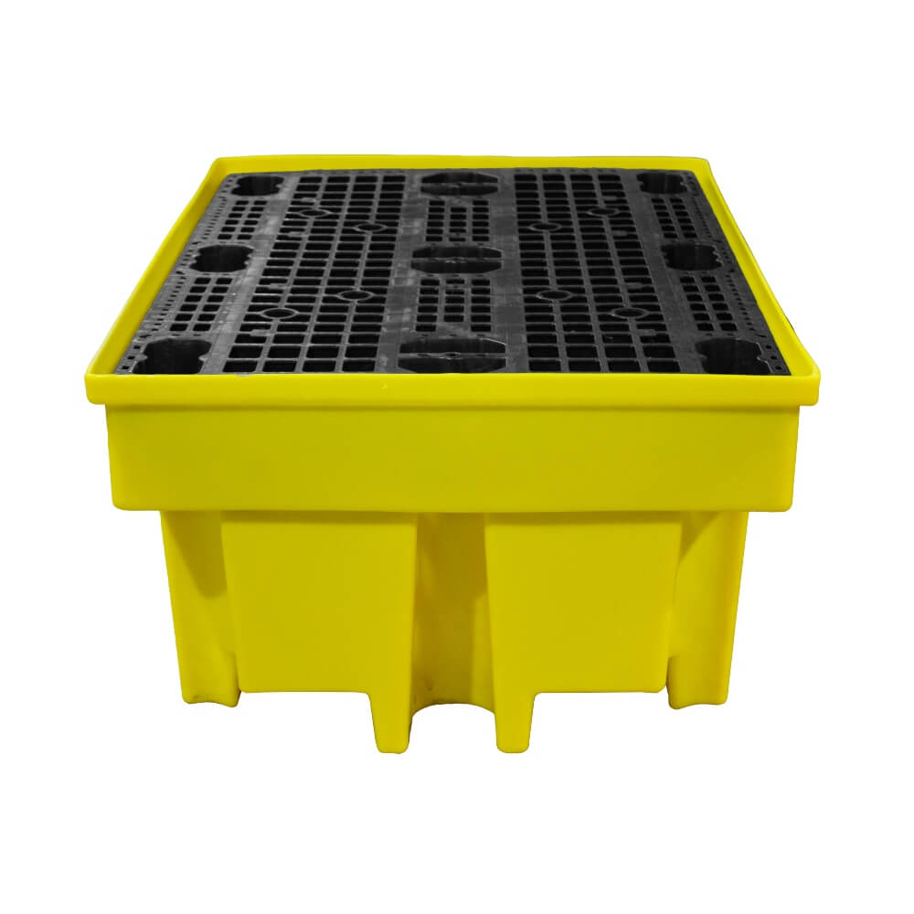 Drum Spill Pallet for 2 Drums - 4 Way FLT Access