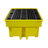 Drum Spill Pallet for 2 Drums - 4 Way FLT Access