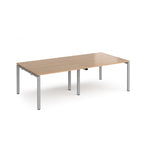 Adapt Boardroom Table with Silver Legs 8 People