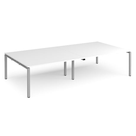 Adapt Boardroom Table with Silver Legs 12 People
