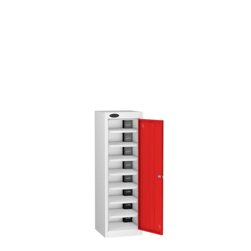Eight Compartment Tablet Charging Locker with One Door Access